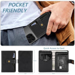 Bond Wallet Ring Magnetic Leather Card Holder