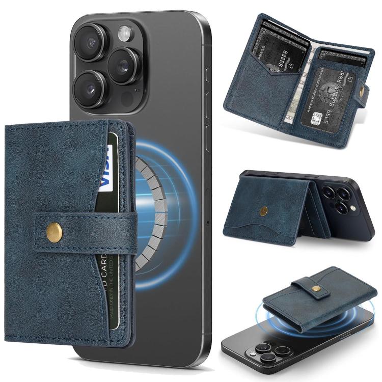 Bond Wallet Ring Magnetic Leather Card Holder