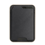 Ultra-Thin Gold-Edged Magnetic Vegan Leather Card Bag