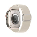 대각선 줄무늬 D링 버클 나일론 탄성 시계 밴드, 애플 워치 46mm / 49mm / 45mm / 44mm용, 애플 워치 42mm / 41mm / 40mm / 38mm용