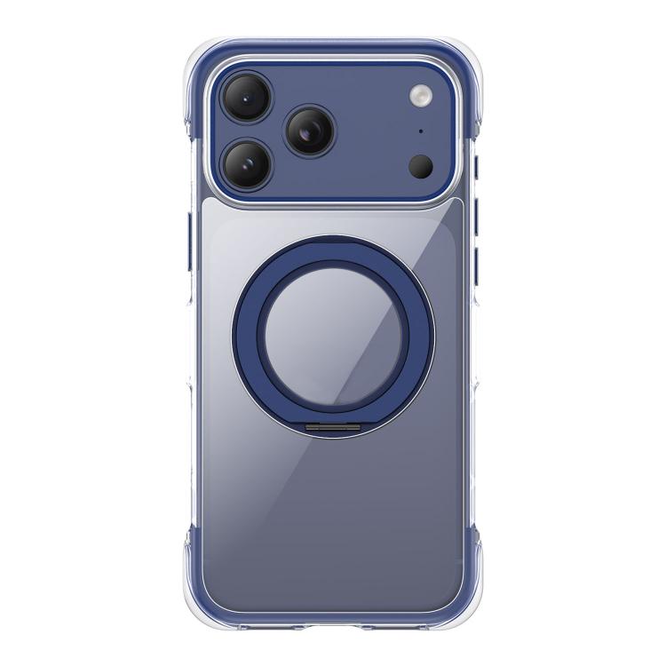진공 밀봉 투명 에어백 자석 회전 홀더 아크릴 폰 케이스, iPhone 17 Pro Max용, iPhone 17 Pro용, iPhone 17용