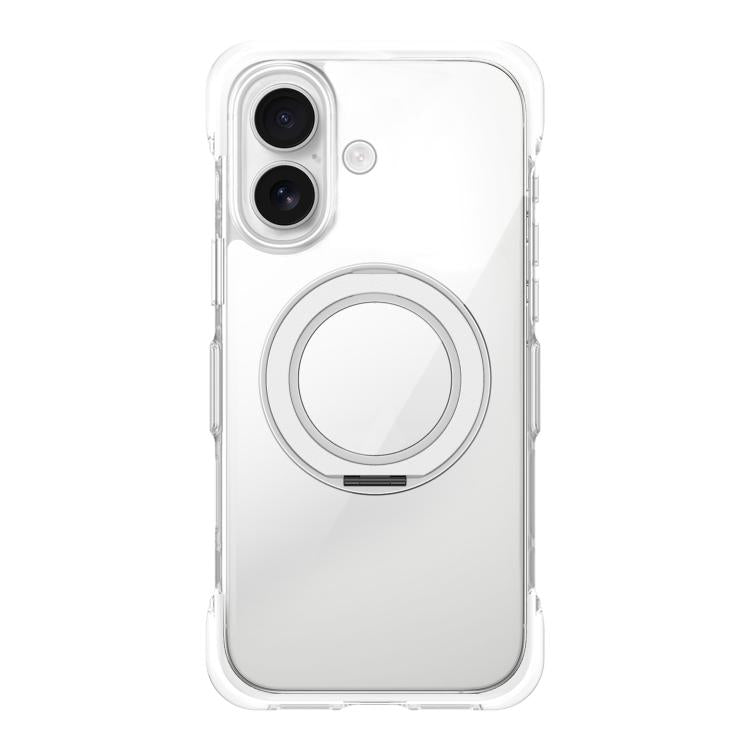 진공 밀봉 투명 에어백 자석 회전 홀더 아크릴 폰 케이스, iPhone 17 Pro Max용, iPhone 17 Pro용, iPhone 17용