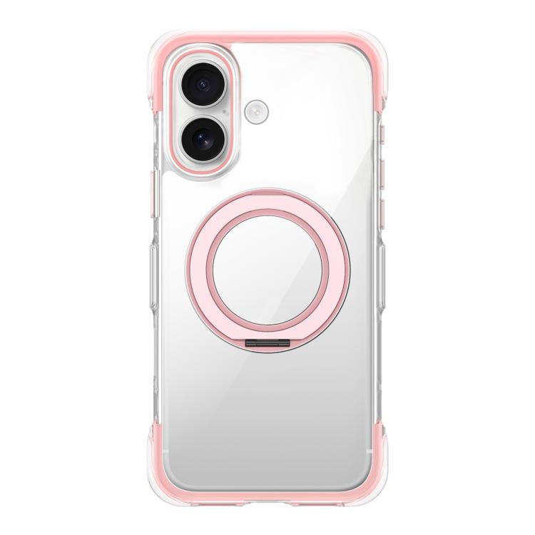 진공 밀봉 투명 에어백 자석 회전 홀더 아크릴 폰 케이스, iPhone 17 Pro Max용, iPhone 17 Pro용, iPhone 17용