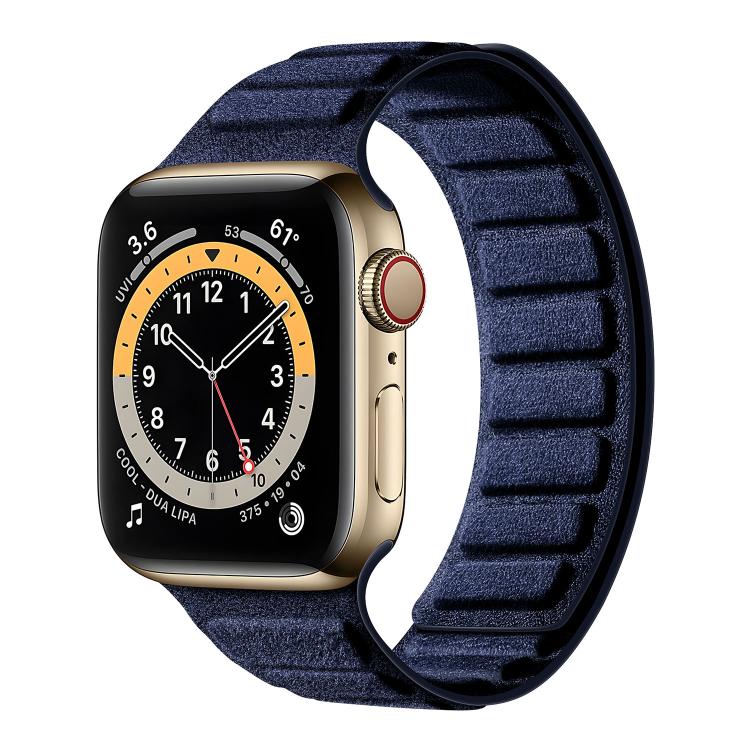 사각 자석 스웨이드 시계 밴드, 애플 워치 46mm / 49mm / 45mm / 44mm용, 애플 워치 42mm / 41mm / 40mm / 38mm용