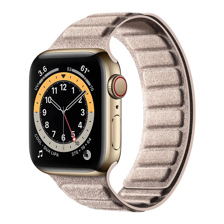 사각 자석 스웨이드 시계 밴드, 애플 워치 46mm / 49mm / 45mm / 44mm용, 애플 워치 42mm / 41mm / 40mm / 38mm용