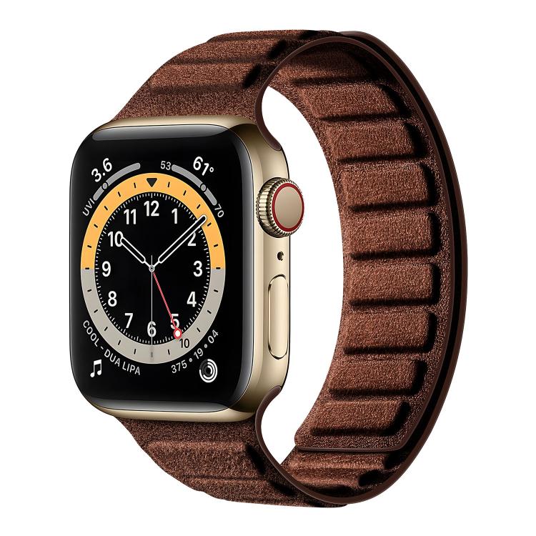 사각 자석 스웨이드 시계 밴드, 애플 워치 46mm / 49mm / 45mm / 44mm용, 애플 워치 42mm / 41mm / 40mm / 38mm용