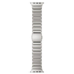 자석 버클 단일 비드 실리콘 스테인리스 스틸 시계 밴드, 애플 워치 46mm / 49mm / 45mm / 44mm용