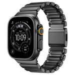 자석 버클 단일 비드 실리콘 스테인리스 스틸 시계 밴드, 애플 워치 46mm / 49mm / 45mm / 44mm용