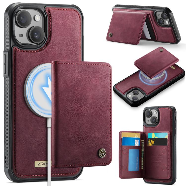 CaseMe Me80 시리즈 분리형 지갑 자석 RFID 비건 가죽 휴대폰 케이스, 아이폰 15 프로 맥스용, 아이폰 15 프로용, 아이폰 15 플러스 / 14 플러스용, 아이폰 15용, 아이폰 14용, 아이폰 14 프로용, 아이폰 14 프로 맥스용, 아이폰 13 프로 맥스용
