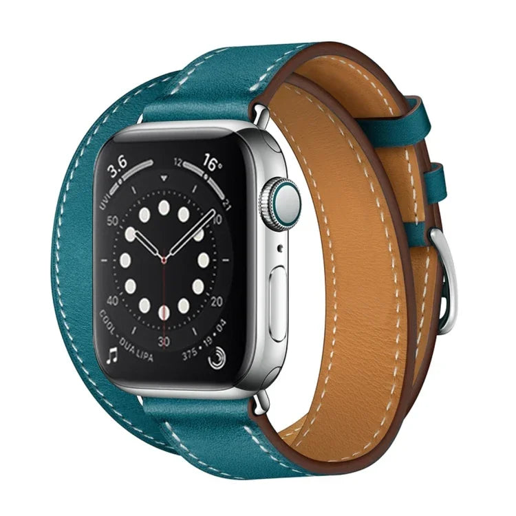 애플 워치 3 / 2 / 1 세대 42mm 범용 가죽 더블 루프 스트랩