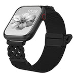 중국 매듭 자석 버클 트윌 스트레치 나일론 시계 밴드, 애플 워치 49mm / 46mm / 45mm / 44mm용, 애플 워치 42mm / 41mm / 40mm / 38mm용