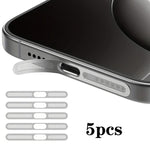 5개 세트 고밀도 금속 통합 스피커 먼지 커버, iPhone 17 Pro Max용, iPhone 17 Pro용