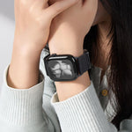 더블 마그네틱 버클 탄성 나일론 시계 밴드, 애플 워치 49mm / 46mm / 45mm / 44mm용, 애플 워치 42mm / 41mm / 40mm / 38mm용