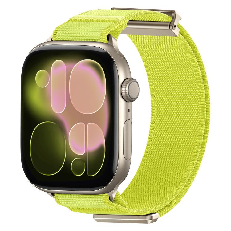 더블 조인트 마그네틱 메탈 팁 나일론 시계 밴드, 애플 워치 49mm / 46mm / 45mm / 44mm용, 애플 워치 42mm / 41mm / 40mm / 38mm용