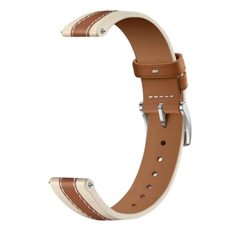 복합 스티칭 천연 가죽 시계 밴드, 애플 워치 46mm / 49mm / 45mm / 44mm용, 애플 워치 42mm / 41mm / 40mm / 38mm용
