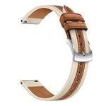 복합 스티칭 천연 가죽 시계 밴드, 애플 워치 46mm / 49mm / 45mm / 44mm용, 애플 워치 42mm / 41mm / 40mm / 38mm용
