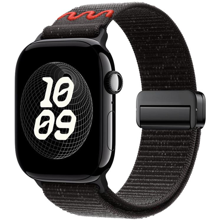 Magnetic Buckle Loop Nylon Watch Band, For Apple Watch 46mm / 49mm / 45mm / 44mm, For Apple Watch 42mm / 41mm / 40mm / 38mm