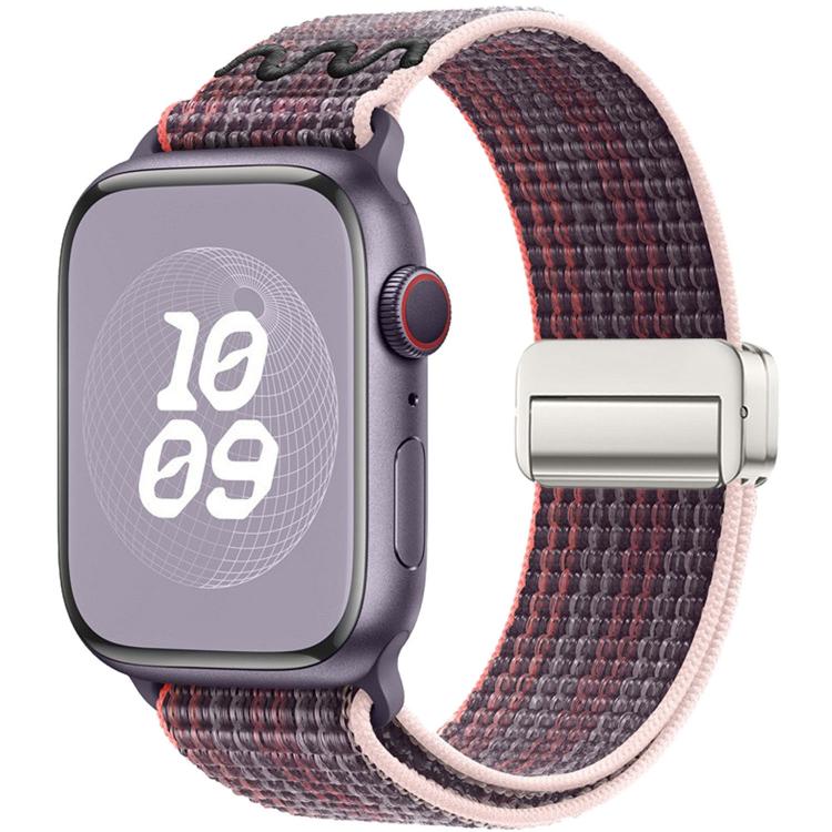 자석 버클 루프 나일론 시계 밴드, Apple Watch 46mm / 49mm / 45mm / 44mm용, Apple Watch 42mm / 41mm / 40mm / 38mm용