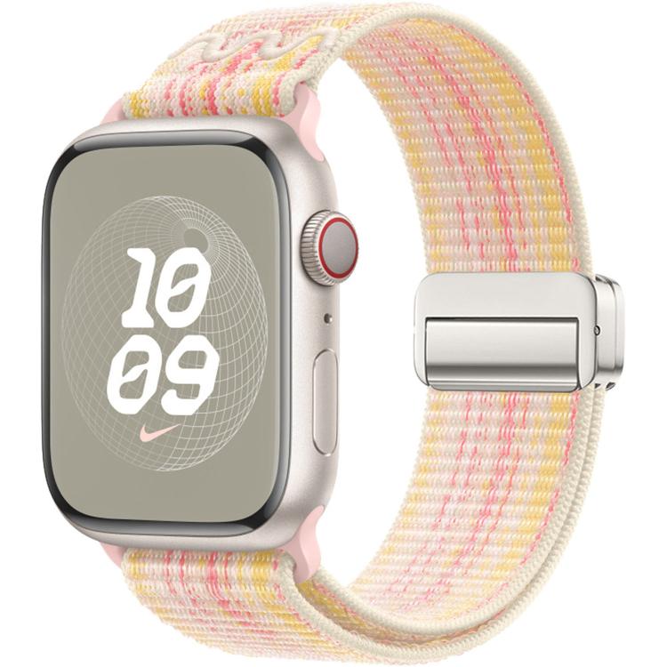 자석 버클 루프 나일론 시계 밴드, Apple Watch 46mm / 49mm / 45mm / 44mm용, Apple Watch 42mm / 41mm / 40mm / 38mm용