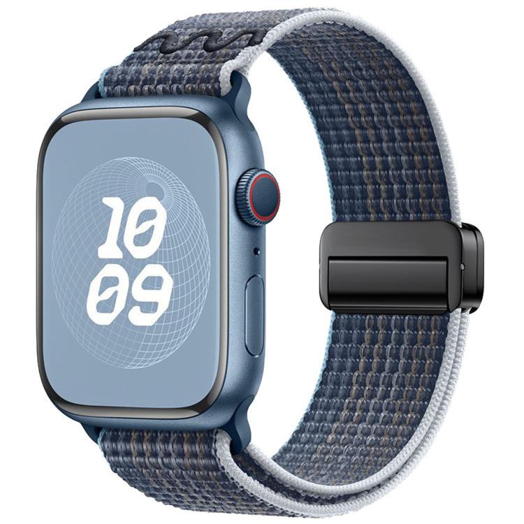 자석 버클 루프 나일론 시계 밴드, Apple Watch 46mm / 49mm / 45mm / 44mm용, Apple Watch 42mm / 41mm / 40mm / 38mm용