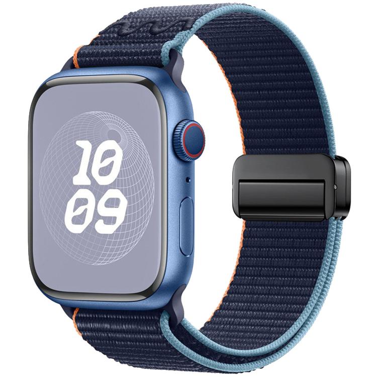 자석 버클 루프 나일론 시계 밴드, Apple Watch 46mm / 49mm / 45mm / 44mm용, Apple Watch 42mm / 41mm / 40mm / 38mm용