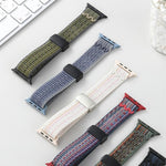 자석 버클 루프 나일론 시계 밴드, Apple Watch 46mm / 49mm / 45mm / 44mm용, Apple Watch 42mm / 41mm / 40mm / 38mm용