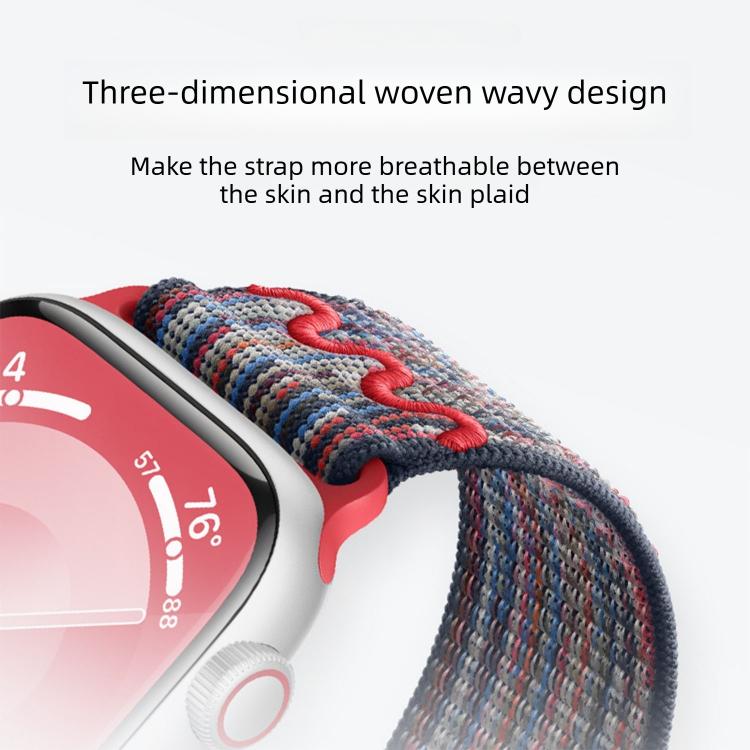 자석 버클 루프 나일론 시계 밴드, Apple Watch 46mm / 49mm / 45mm / 44mm용, Apple Watch 42mm / 41mm / 40mm / 38mm용