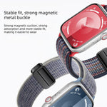 자석 버클 루프 나일론 시계 밴드, Apple Watch 46mm / 49mm / 45mm / 44mm용, Apple Watch 42mm / 41mm / 40mm / 38mm용