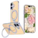 별빛 글리터 자석 홀더 휴대폰 케이스, iPhone 17 Pro Max용, iPhone 17 Pro용, iPhone 17용