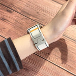 반사 우산 버클 직조 나일론 시계 밴드, Apple Watch 49mm / 46mm / 45mm / 44mm용, Apple Watch 42mm / 41mm / 40mm / 38mm용