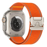 반사 우산 버클 직조 나일론 시계 밴드, Apple Watch 49mm / 46mm / 45mm / 44mm용, Apple Watch 42mm / 41mm / 40mm / 38mm용