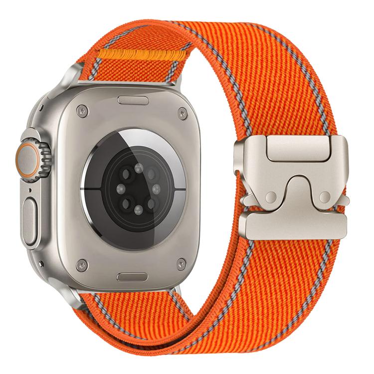 반사 우산 버클 직조 나일론 시계 밴드, Apple Watch 49mm / 46mm / 45mm / 44mm용, Apple Watch 42mm / 41mm / 40mm / 38mm용