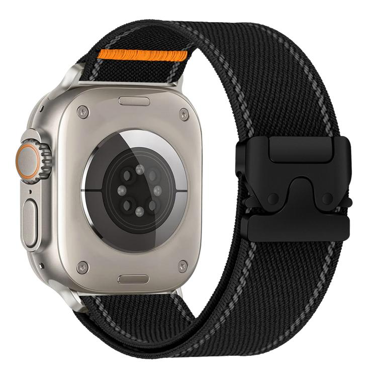 반사 우산 버클 직조 나일론 시계 밴드, Apple Watch 49mm / 46mm / 45mm / 44mm용, Apple Watch 42mm / 41mm / 40mm / 38mm용