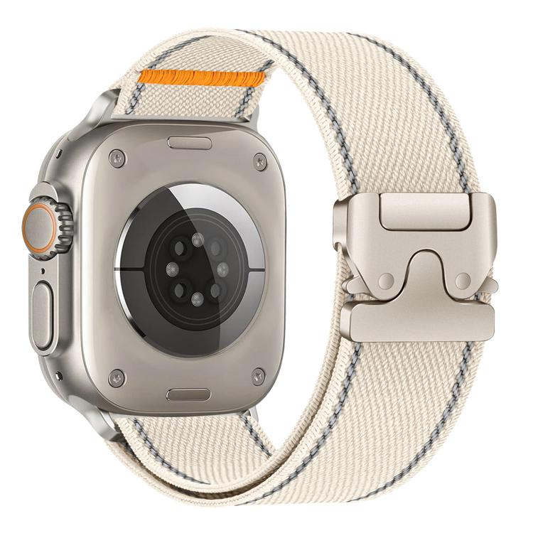 반사 우산 버클 직조 나일론 시계 밴드, Apple Watch 49mm / 46mm / 45mm / 44mm용, Apple Watch 42mm / 41mm / 40mm / 38mm용