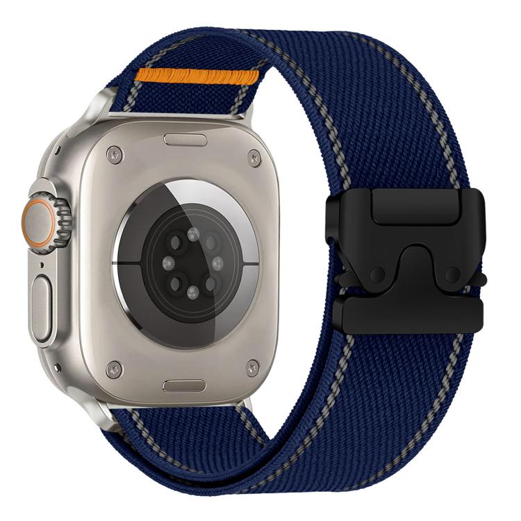 반사 우산 버클 직조 나일론 시계 밴드, Apple Watch 49mm / 46mm / 45mm / 44mm용, Apple Watch 42mm / 41mm / 40mm / 38mm용