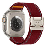 반사 우산 버클 직조 나일론 시계 밴드, Apple Watch 49mm / 46mm / 45mm / 44mm용, Apple Watch 42mm / 41mm / 40mm / 38mm용