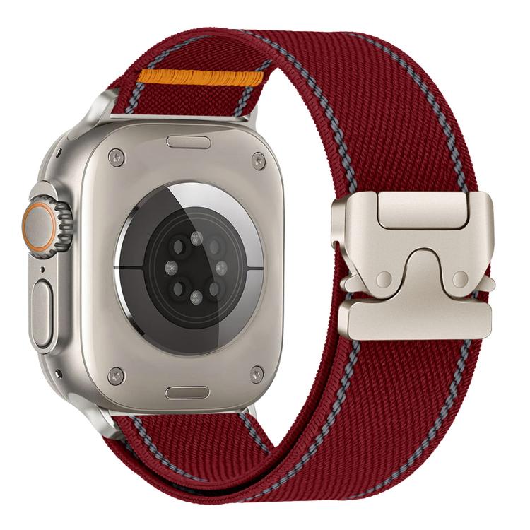 반사 우산 버클 직조 나일론 시계 밴드, Apple Watch 49mm / 46mm / 45mm / 44mm용, Apple Watch 42mm / 41mm / 40mm / 38mm용