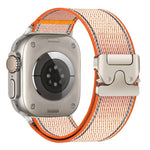 반사 우산 버클 직조 나일론 시계 밴드, Apple Watch 49mm / 46mm / 45mm / 44mm용, Apple Watch 42mm / 41mm / 40mm / 38mm용
