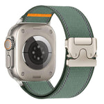 반사 우산 버클 직조 나일론 시계 밴드, Apple Watch 49mm / 46mm / 45mm / 44mm용, Apple Watch 42mm / 41mm / 40mm / 38mm용