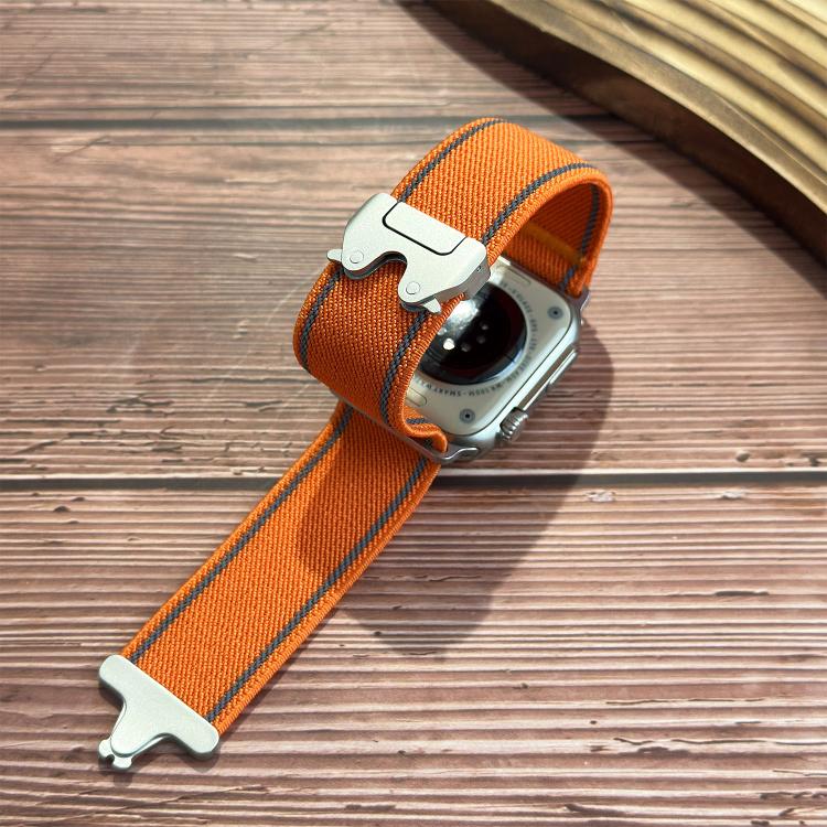 반사 우산 버클 직조 나일론 시계 밴드, Apple Watch 49mm / 46mm / 45mm / 44mm용, Apple Watch 42mm / 41mm / 40mm / 38mm용