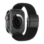 Metal Buckle Magnetic Clasp Nylon Woven Watch Band, For Apple Watch 49mm / 46mm / 45mm / 44mm, For Apple Watch 42mm / 41mm / 40mm / 38mm