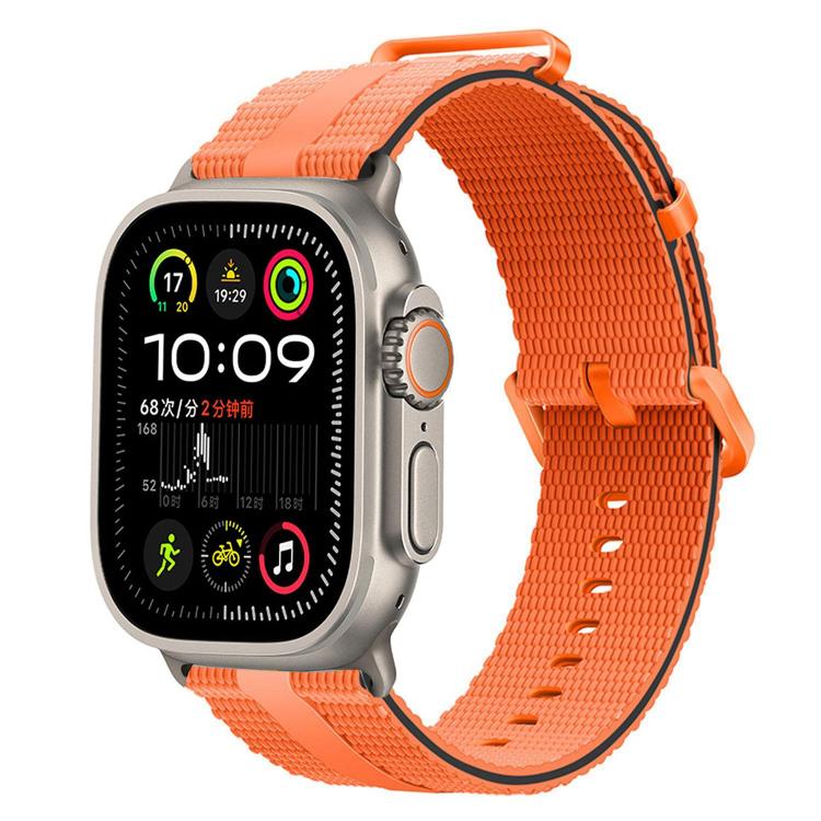 라인 패턴 실리콘 시계줄, 애플 워치 46mm / 49mm / 45mm / 44mm용, 애플 워치 42mm / 41mm / 40mm / 38mm용