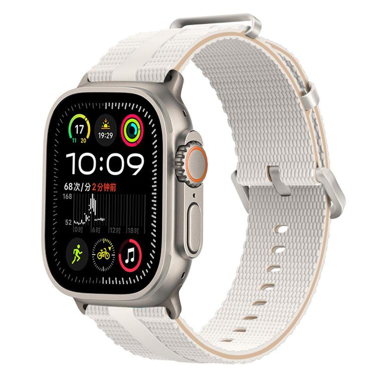 라인 패턴 실리콘 시계줄, 애플 워치 46mm / 49mm / 45mm / 44mm용, 애플 워치 42mm / 41mm / 40mm / 38mm용