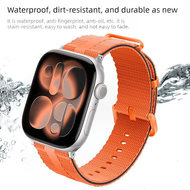 라인 패턴 실리콘 시계줄, 애플 워치 46mm / 49mm / 45mm / 44mm용, 애플 워치 42mm / 41mm / 40mm / 38mm용