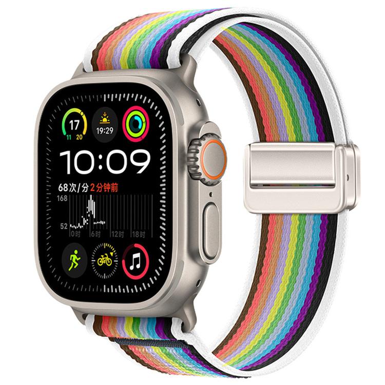 자석 버클 트레일 루프 나일론 시계줄, 애플 워치 46mm / 49mm / 45mm / 44mm용, 애플 워치 42mm / 41mm / 40mm / 38mm용