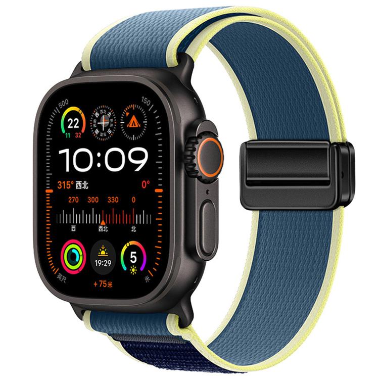 자석 버클 트레일 루프 나일론 시계줄, 애플 워치 46mm / 49mm / 45mm / 44mm용, 애플 워치 42mm / 41mm / 40mm / 38mm용