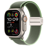 자석 버클 트레일 루프 나일론 시계줄, 애플 워치 46mm / 49mm / 45mm / 44mm용, 애플 워치 42mm / 41mm / 40mm / 38mm용