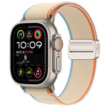 자석 버클 트레일 루프 나일론 시계줄, 애플 워치 46mm / 49mm / 45mm / 44mm용, 애플 워치 42mm / 41mm / 40mm / 38mm용