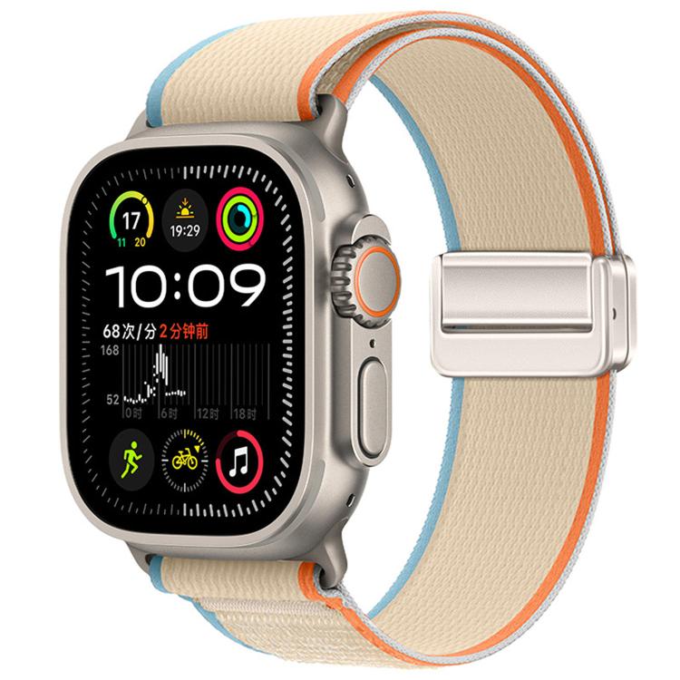 자석 버클 트레일 루프 나일론 시계줄, 애플 워치 46mm / 49mm / 45mm / 44mm용, 애플 워치 42mm / 41mm / 40mm / 38mm용