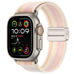 자석 버클 트레일 루프 나일론 시계줄, 애플 워치 46mm / 49mm / 45mm / 44mm용, 애플 워치 42mm / 41mm / 40mm / 38mm용